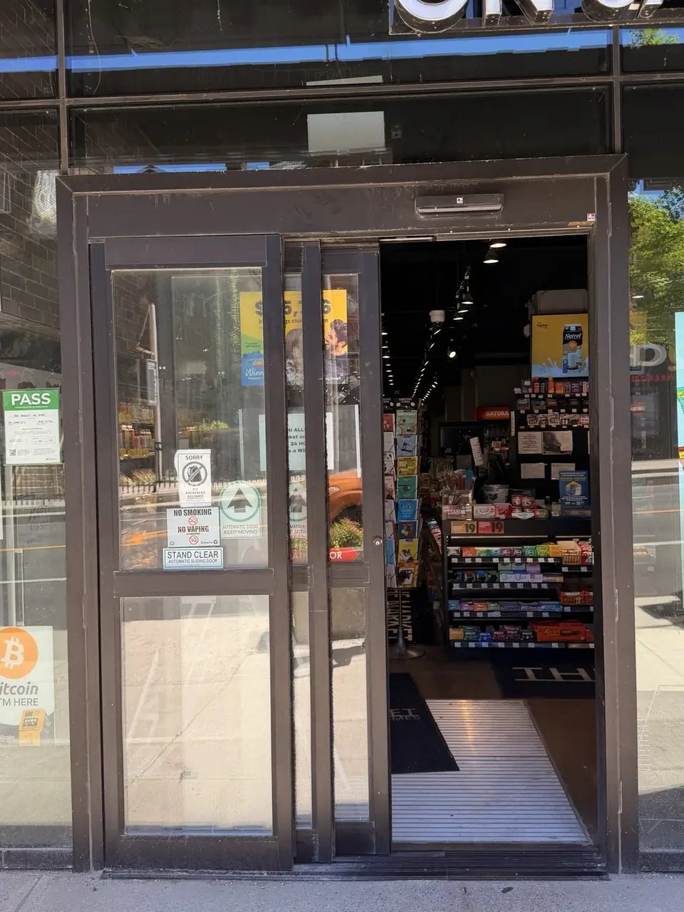 Hamilton grocery store automatic sliding doors operating after commercial entrance repair